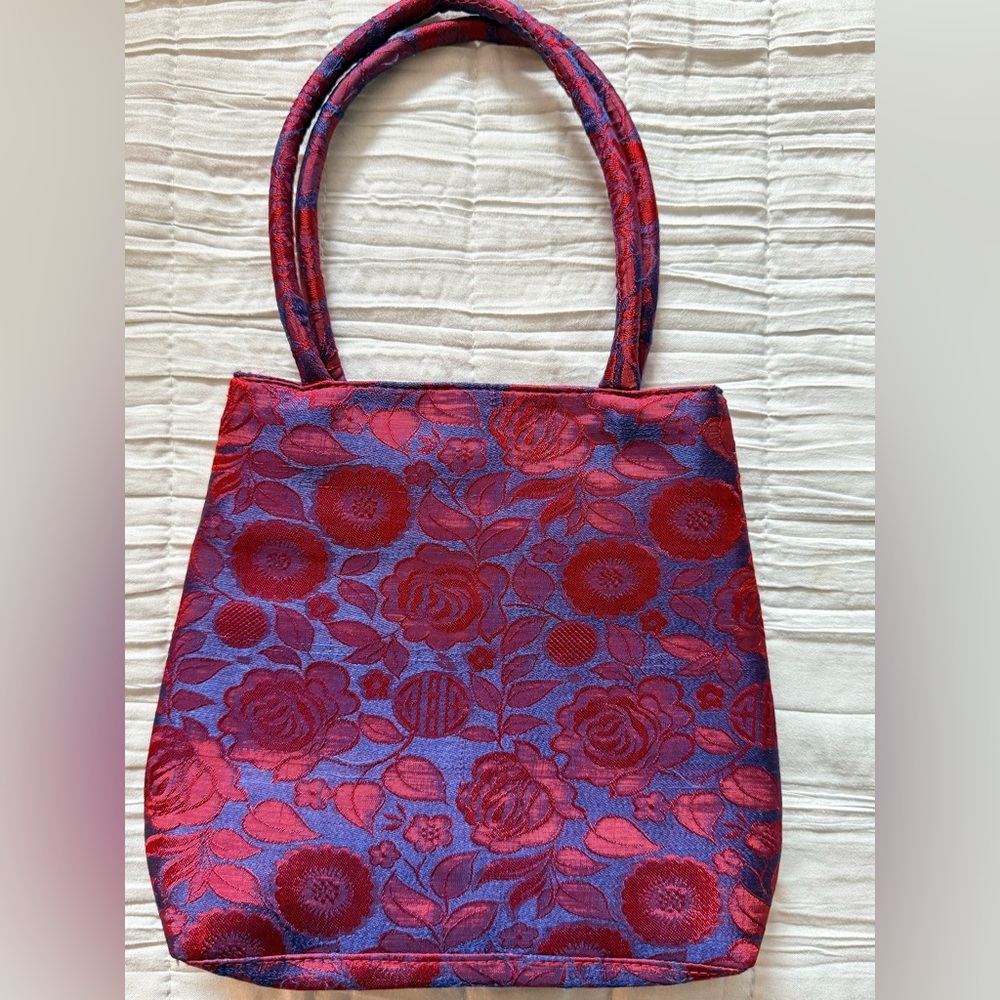 Gorgeous Red and Blue Bag